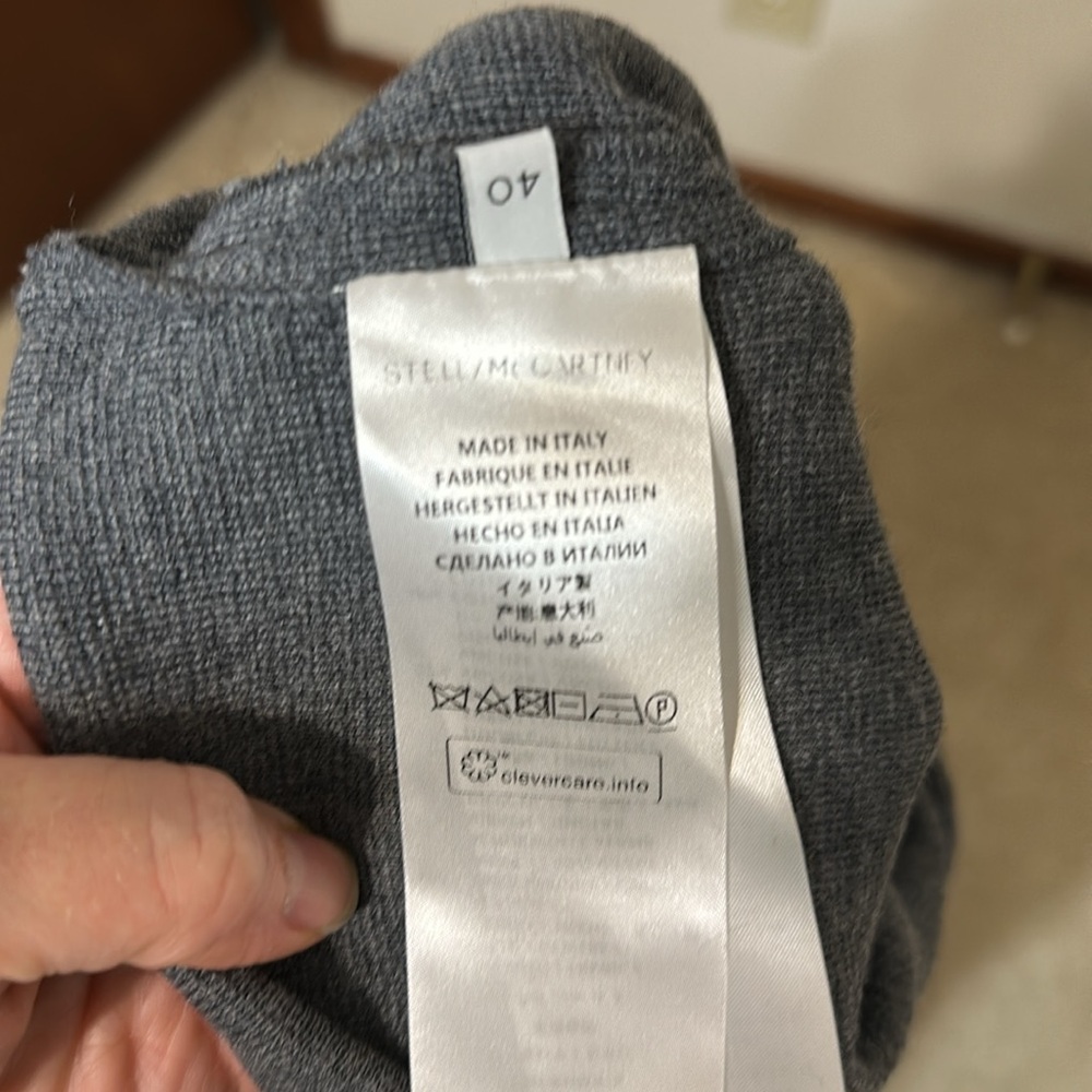 Stella McCartney Knit Pant 40 Grey - Picture 4 of 4